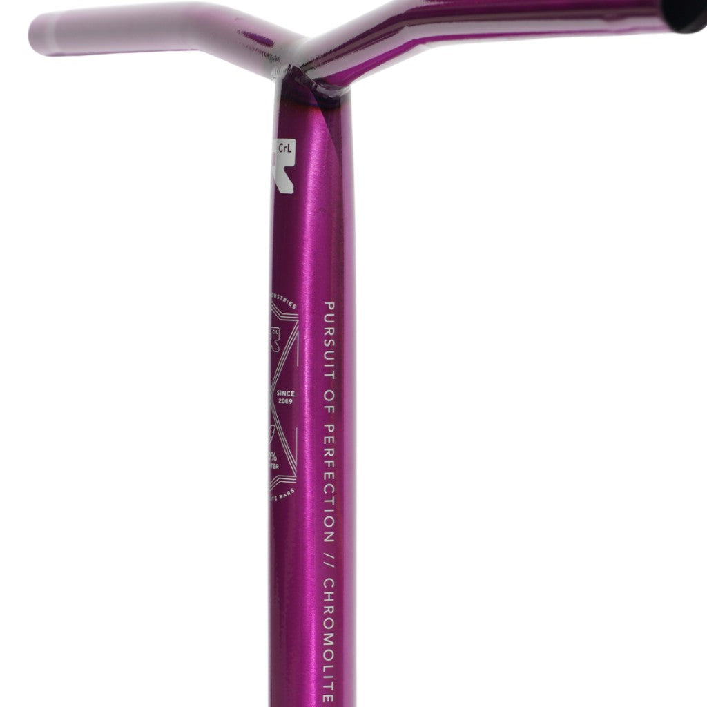 Root Industries ChromoLite Y Bar — Burnt Purple stem detail