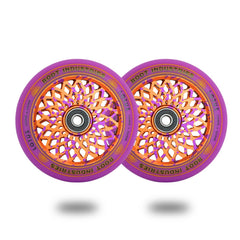Root Industries 110mm Lotus Wheels — Purple/Burnt Orange